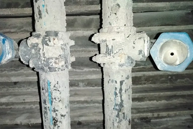 قبل از شستشوی شیمیایی ایرواشرهای شرکت کروز