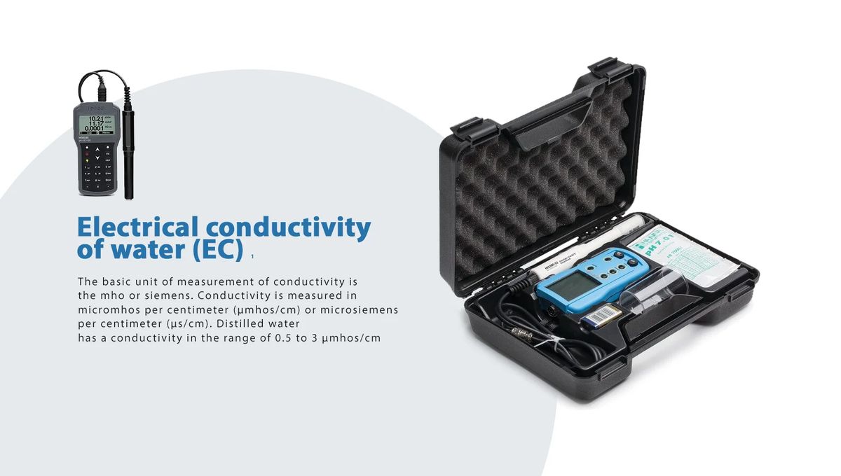 تفاوت هدایت الکتریکی آب و رسانایی آب تفاوت هدایت الکتریکی آب و رسانایی آب