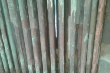 تصویر بعد از رسوب برداری مبدل حرارتی با محلول میتره