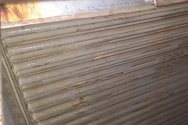 تصویر قبل از رسوب برداری آب شیرین کن حرارتی