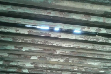 تصویر بعد از شستشوی شیمیایی مبدل حرارتی با محلول میتره