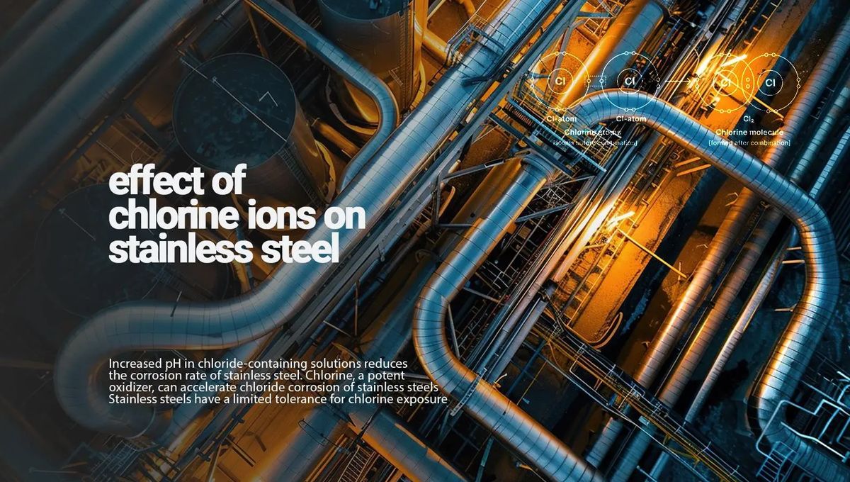 تاثیر کلرین و کلراید بر فلزات استنلس استيل تاثیر کلرین و کلراید بر فلزات استنلس استيل