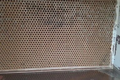 بعد از رسوب برداری کندانسور واحد بنزین سازی