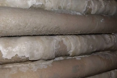 قبل از رسوب برداری آبشیرین کن پالایشگاه هشتم قبل از رسوب برداری آبشیرین کن پالایشگاه هشتم