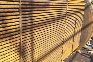 بعد از شستشوی شیمیایی مبدل پوسته لوله با محلول میتره