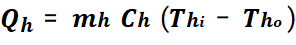 میزان حرارت تبادل شده در مبدل