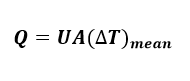 Logarithmic average temperature difference