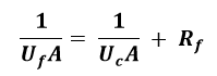 Formula for calculating thermal resistance of sediment