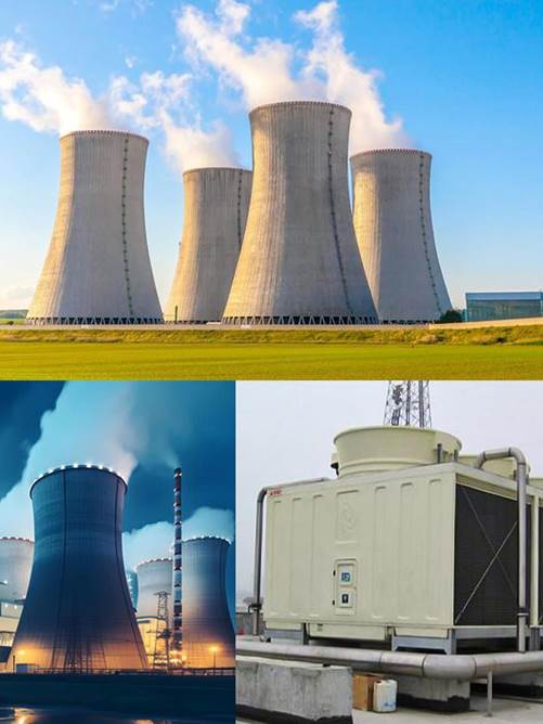 انواع کولینگ تاور- نیروگاهی، پتروشیمی، ساختمانی