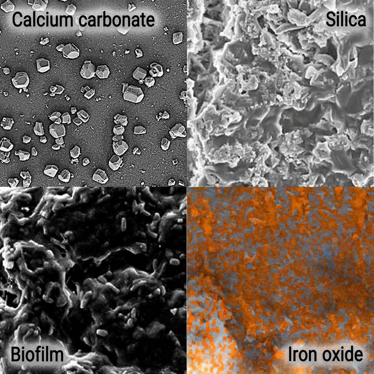 انواع رسوبات در آب شیرین کن RO