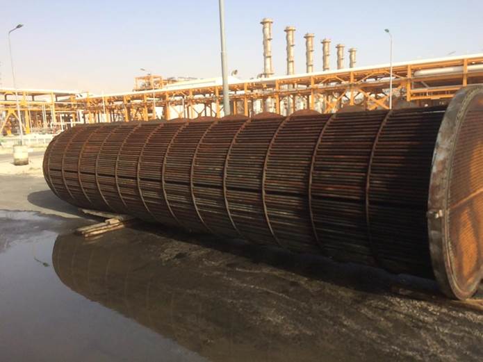 Corrosion on reboiler tubes in large industries