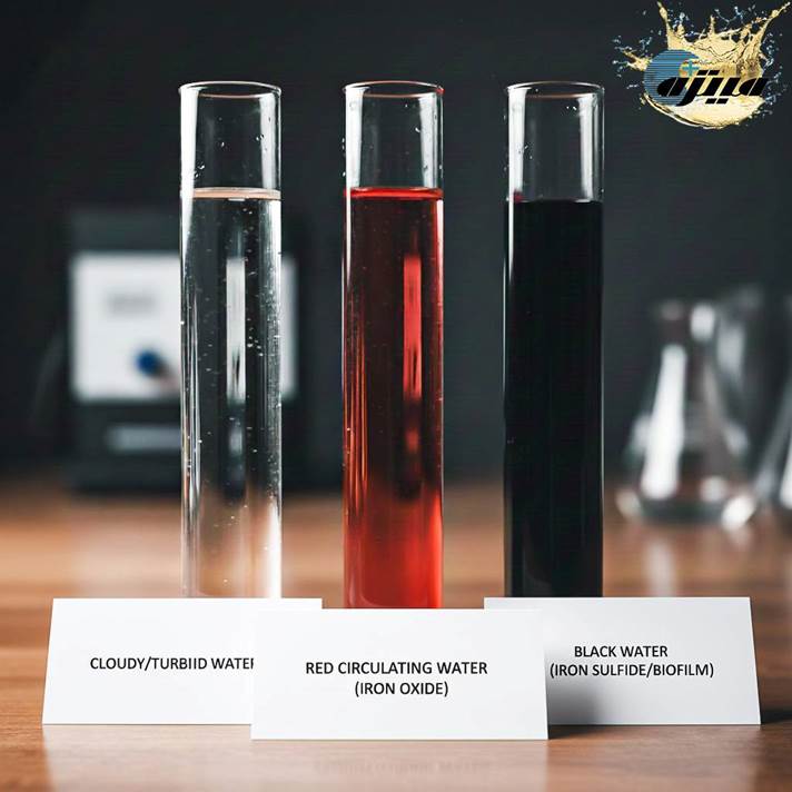 علائم بصری آلودگی آب در سیستم گرمایشی علائم بصری آلودگی آب در سیستم گرمایشی