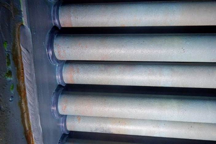 Clean desalination water before sedimentation